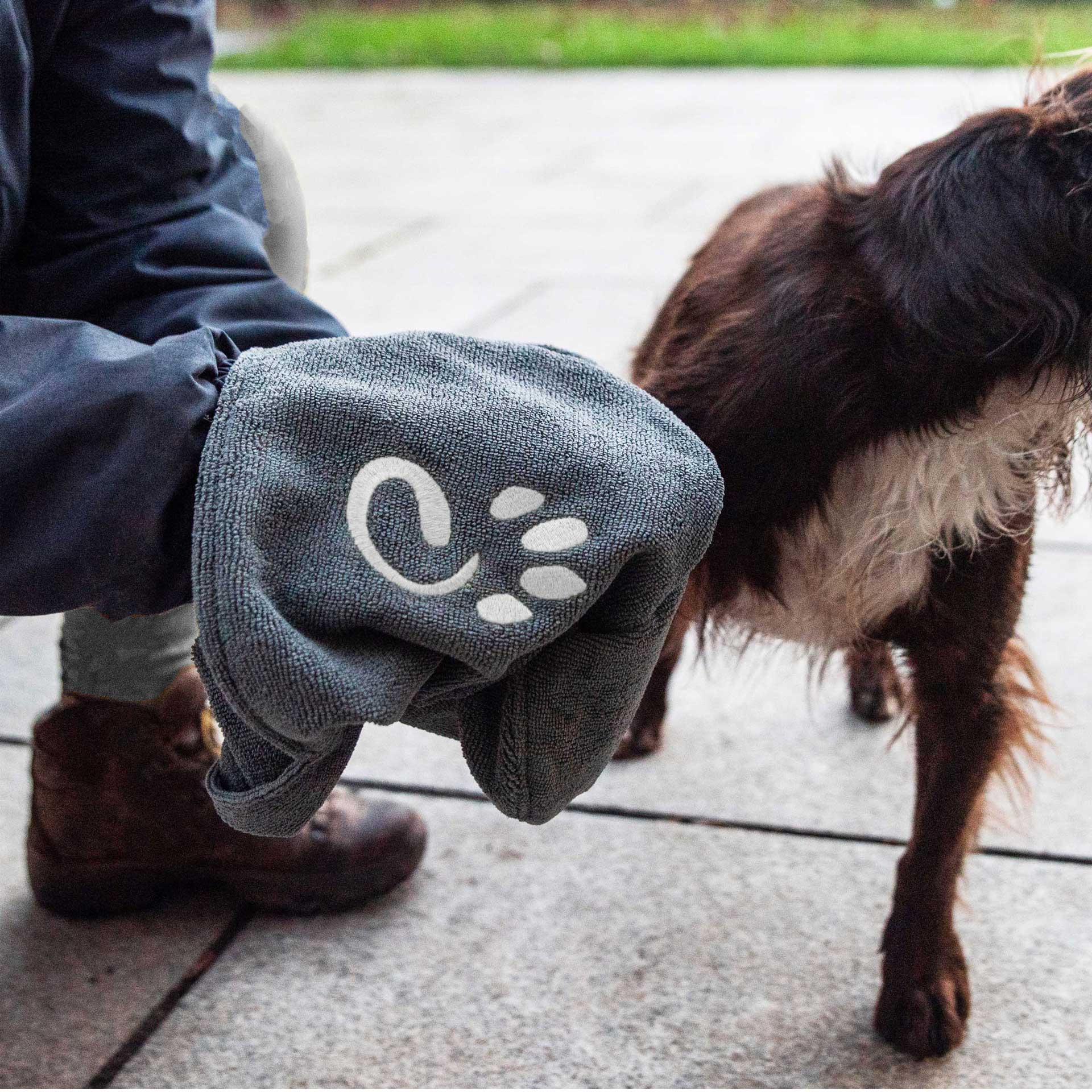 Dog paw outlet towel